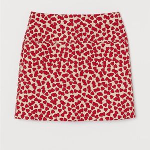 Heart Twill Skirt